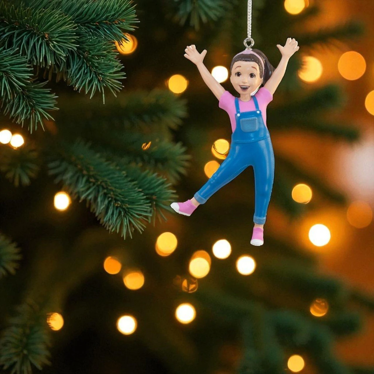 Kurt Adler Ms. Rachel Jumping Ornament 2 Kurt Adler Ms. Rachel Jumping Ornament - Image 2