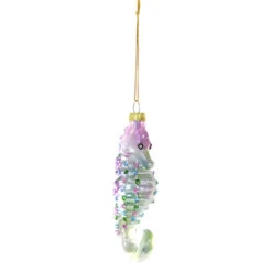 Purple/Green Deep Sea Seahorse Ornament