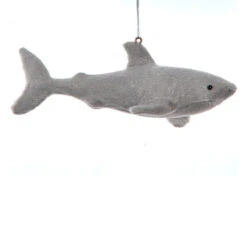 Kurt Adler Gray Shark Ornament