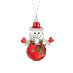 Teeny Holiday Santa Ornament