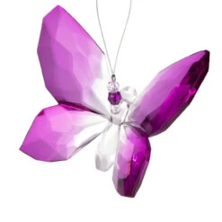 Hanging Purple Butterfly Ornament