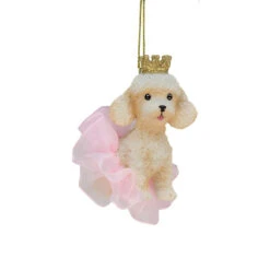 Kurt Adler Ballet Poodle Ornament