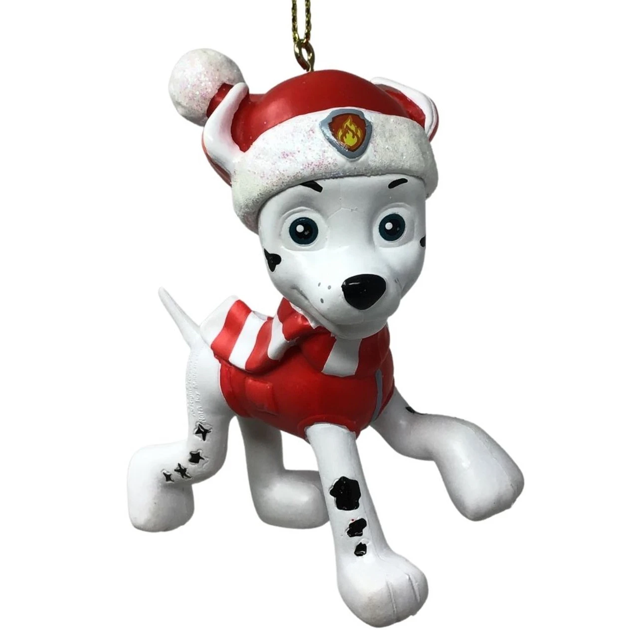 Kurt Adler Paw Patrol Marshall With Santa Hat Ornament 2 Kurt Adler Paw Patrol Marshall With Santa Hat Ornament - Image 2