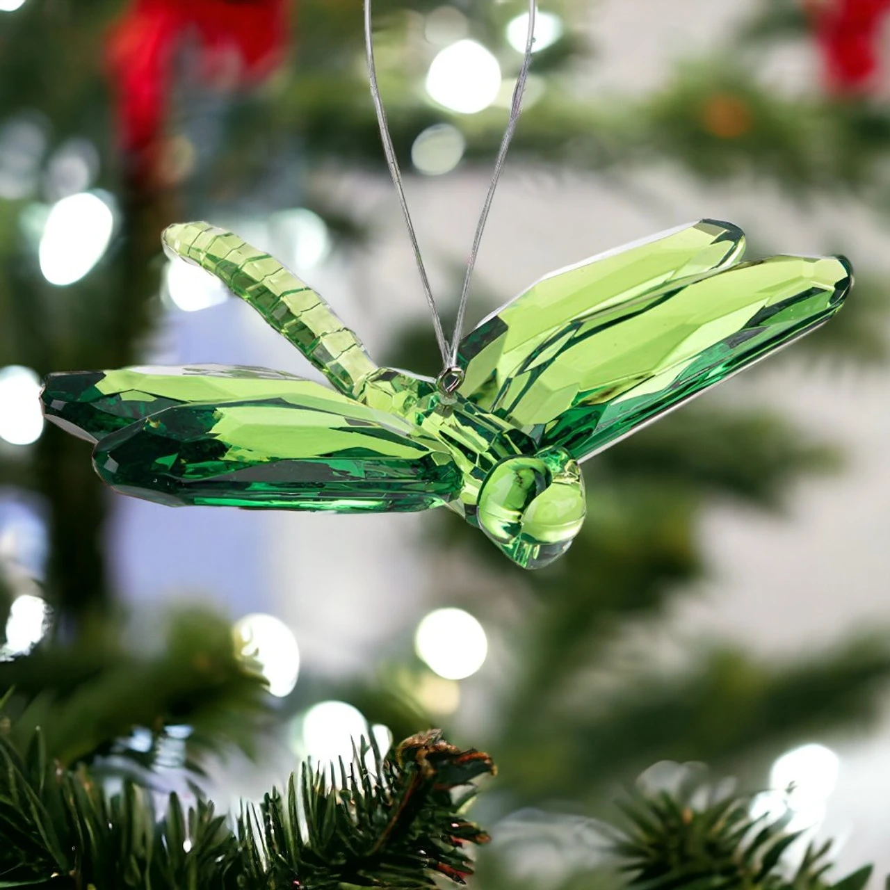 Autumn Dragonfly Ornament - Green 2 Autumn Dragonfly Ornament - Green - Image 2