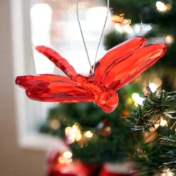 Autumn Dragonfly Ornament - Red -Christmas Loft Shop 011380D 2 Photoroom 46651.1714662783