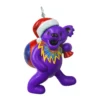 Kurt Adler Purple Grateful Dead Bear With Bag Ornament