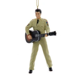 Kurt Adler Elvis Presley GI Blues Ornament