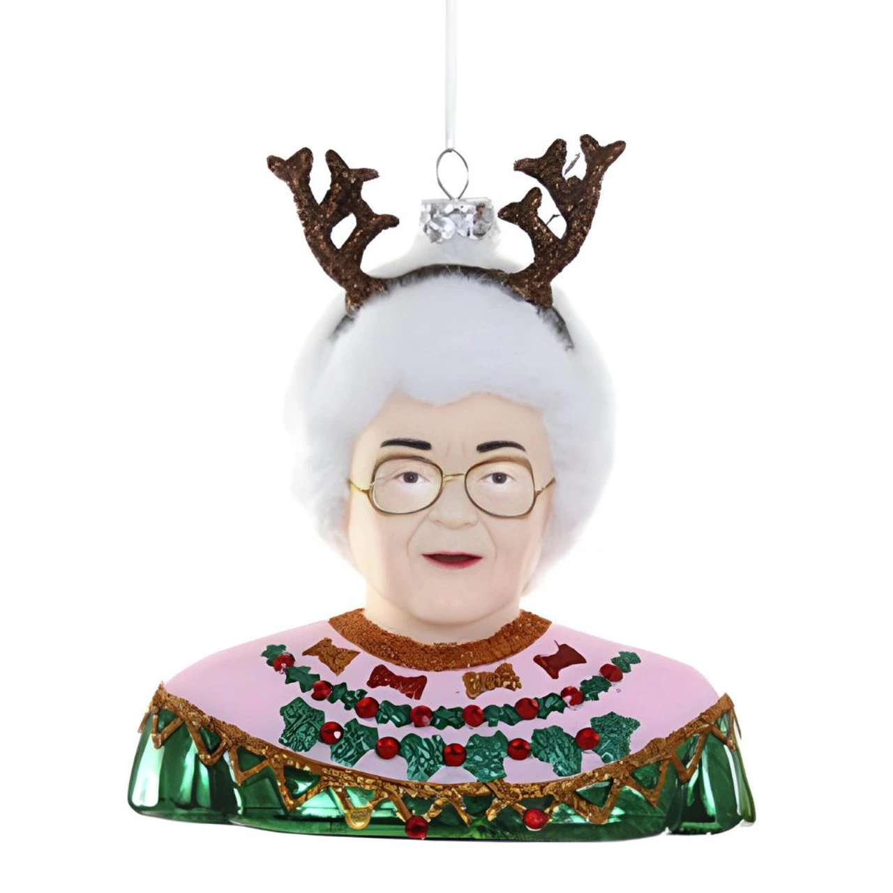 Golden-Sophia Christmas Ornament 1 Golden-Sophia Christmas Ornament