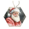 Santa Looking Right Ornament