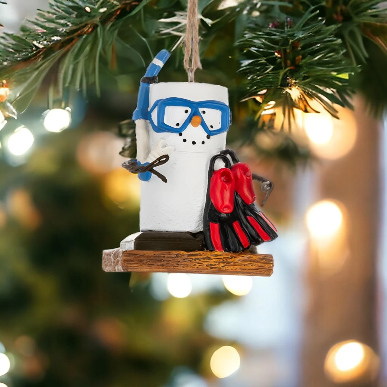 Smores Snorkeling Ornament 2 Smores Snorkeling Ornament - Image 2