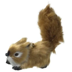 Kurt Adler Furry Light Brown Squirrel Ornament