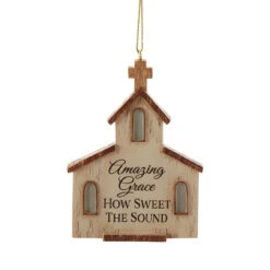 Kurt Adler Amazing Grace Church Ornament