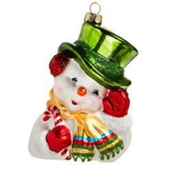 Retro Snowman Ornament