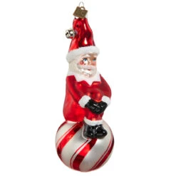 Having A Ball Santa Ornament