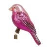 5.5 Inch Pink Fantasy Bird Clip-On Ornament
