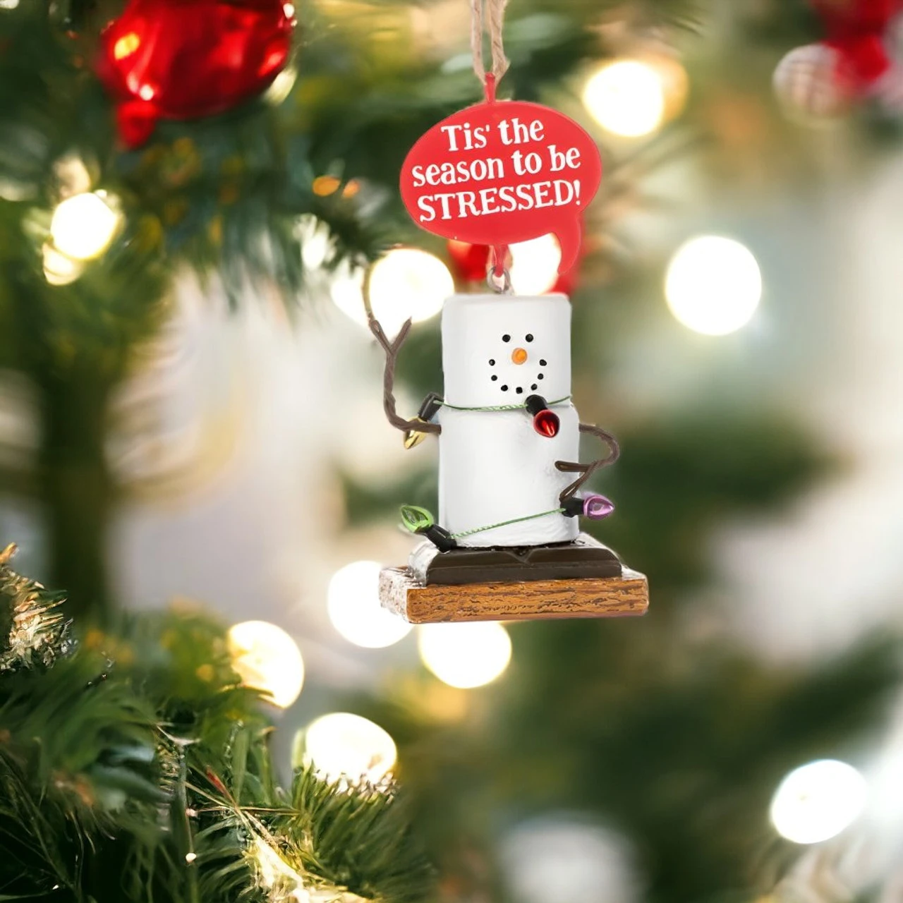 Smores Tis The Season To Be Stressed Ornament 2 Smores Tis The Season To Be Stressed Ornament - Image 2