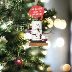 Smores All Is NOT Calm Or Bright Holiday Ornament -Christmas Loft Shop 013725D 2 Photoroom 34691.1715196980