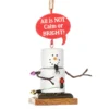 Smores All Is NOT Calm Or Bright Holiday Ornament