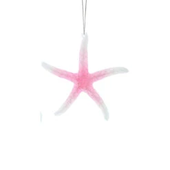 Kurt Adler Glow In The Dark Pink Starfish Ornament