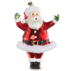 Retro Santa Ornament – Classic