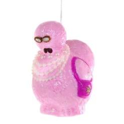 Cody Foster Chic Pink Chicken Ornament