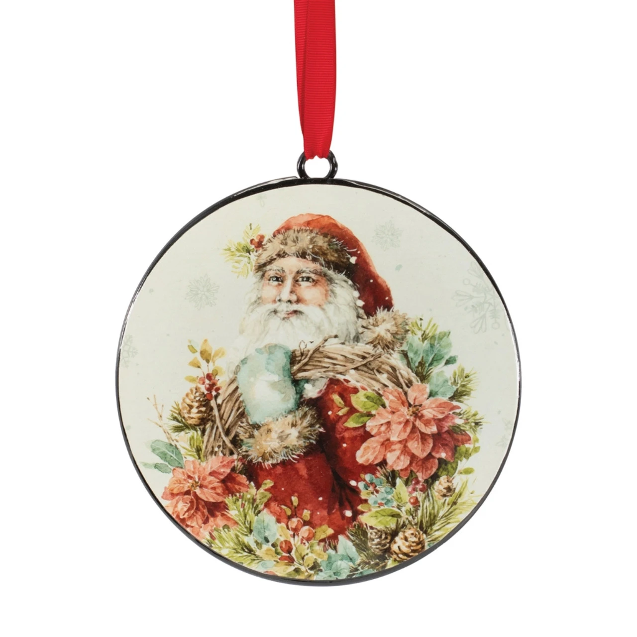 Santa Disc Ornament 1 Santa Disc Ornament
