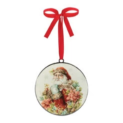 Santa Disc Ornament 5 Santa Disc Ornament -Christmas Loft Shop 014387 74445.1726063974