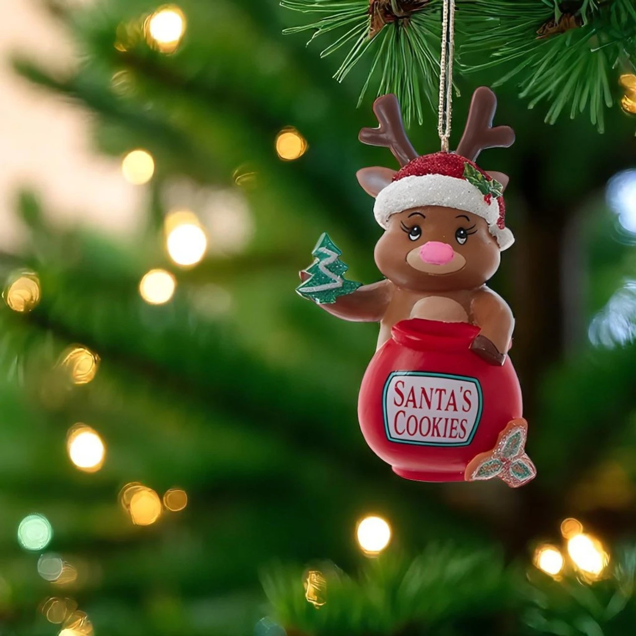 Kurt Adler Santas Cookies Reindeer Baker Ornament 2 Kurt Adler Santas Cookies Reindeer Baker Ornament - Image 2