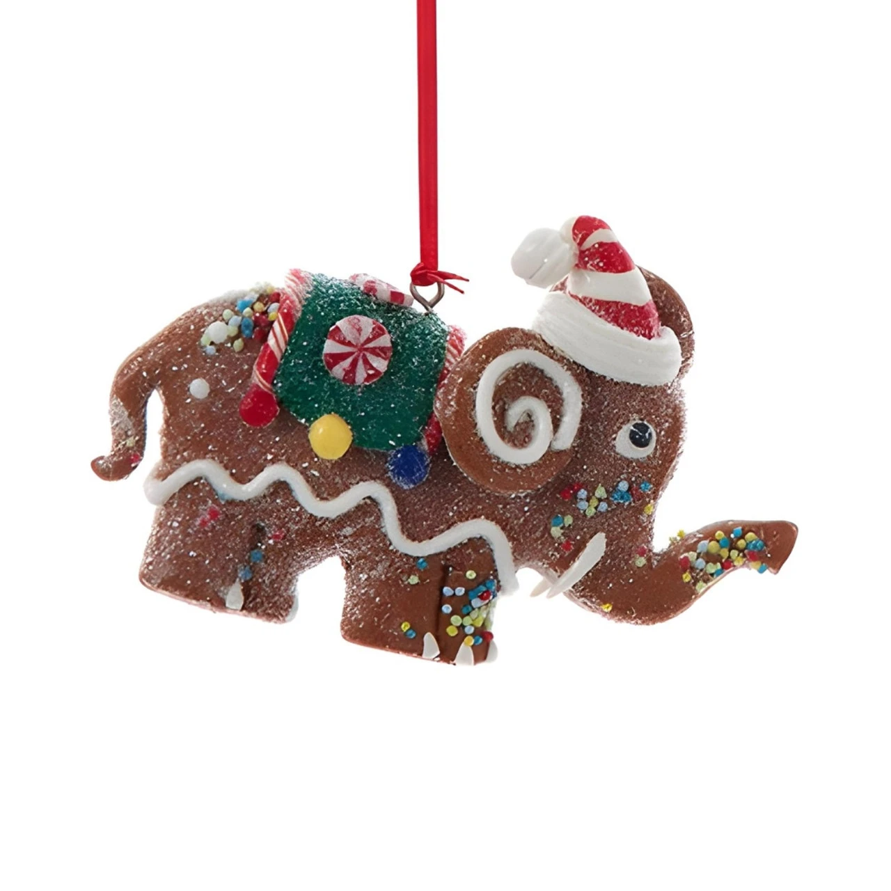 Kurt Adler Gingerbread Elephant Ornament 1 Kurt Adler Gingerbread Elephant Ornament