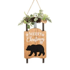 Woodland Wonder Bear Sled Ornament