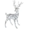Silver Reindeer Christmas Figurine