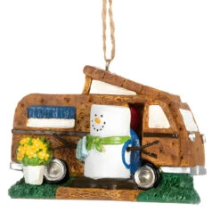 Smores Camper Van Christmas Ornament