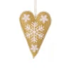 Felt Embroidered Heart Ornament