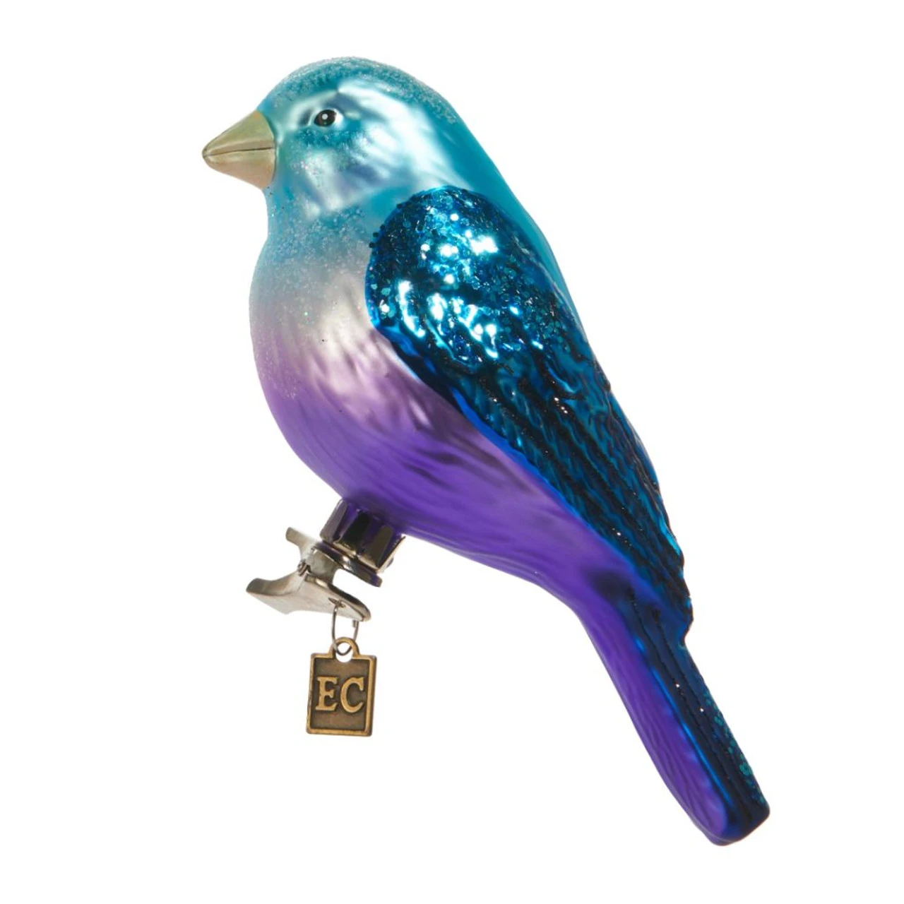 5.5 Inch Blue Fantasy Bird Clip-On Ornament 1 5.5 Inch Blue Fantasy Bird Clip-On Ornament