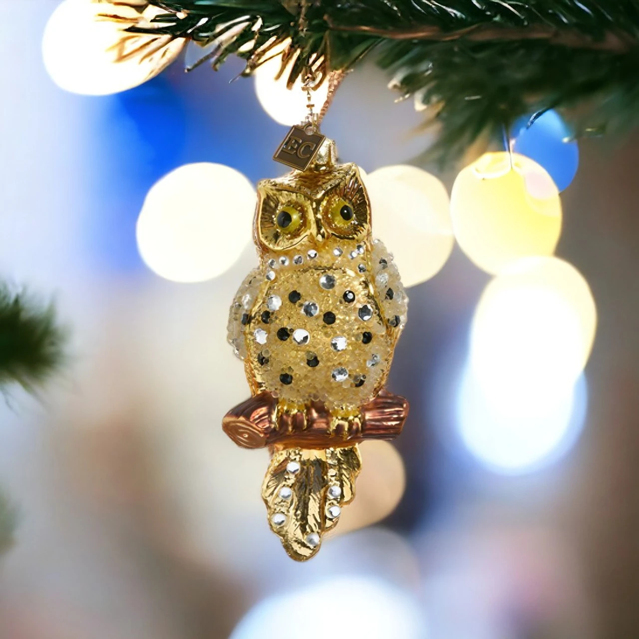 Jeweled Owl Ornament 2 Jeweled Owl Ornament - Image 2
