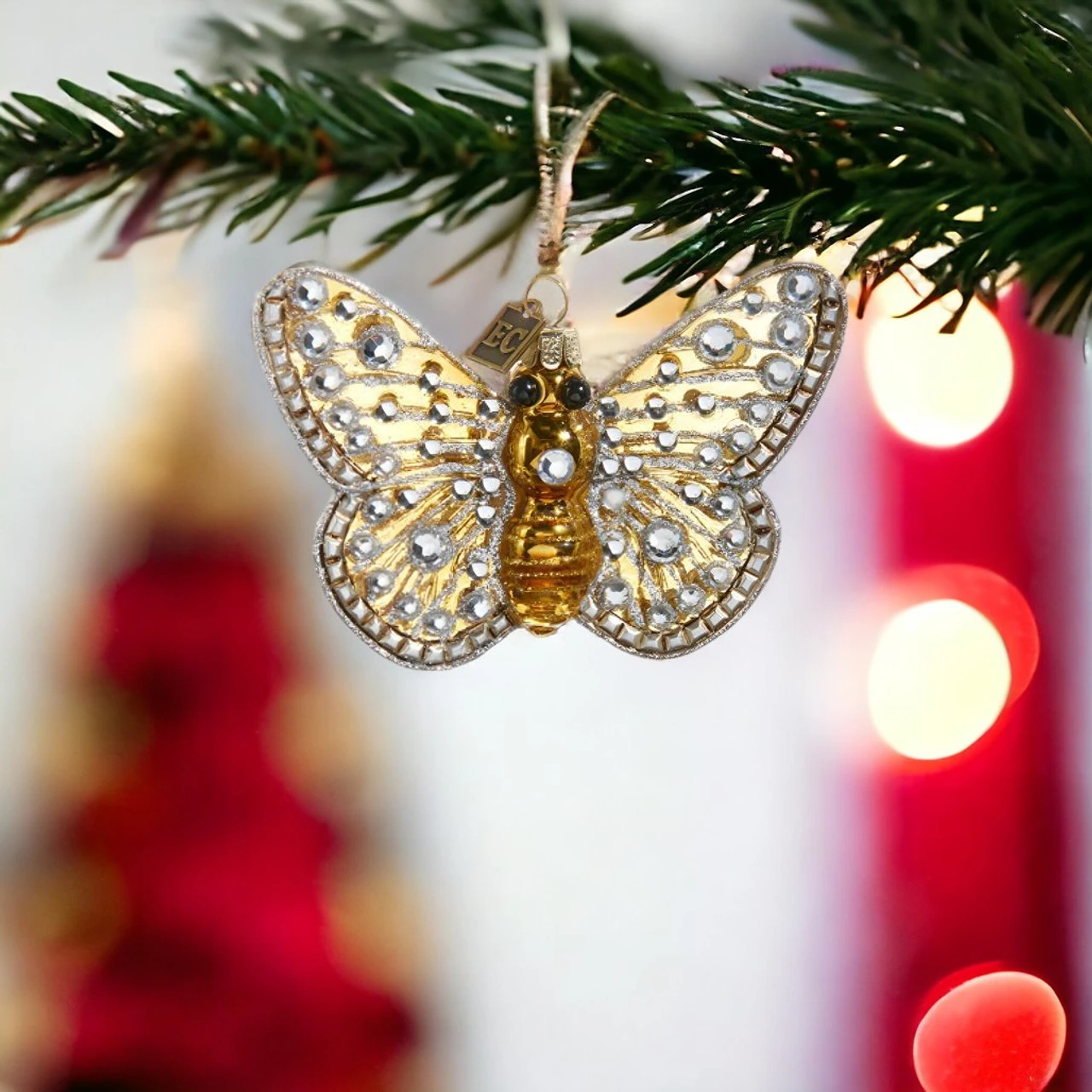 Jeweled Butterfly Ornament 2 Jeweled Butterfly Ornament - Image 2