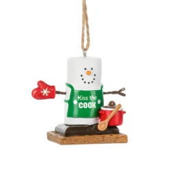 Smores Green Kiss The Cook Ornament