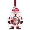 Baby’s First Christmas 2024 Santa Frame Ornament