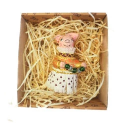 Ukrainian Handcrafted Dancing Pig Christmas Ornament 8 Ukrainian Handcrafted Dancing Pig Christmas Ornament -Christmas Loft Shop 017019 big in straw 2 19190.1701824357
