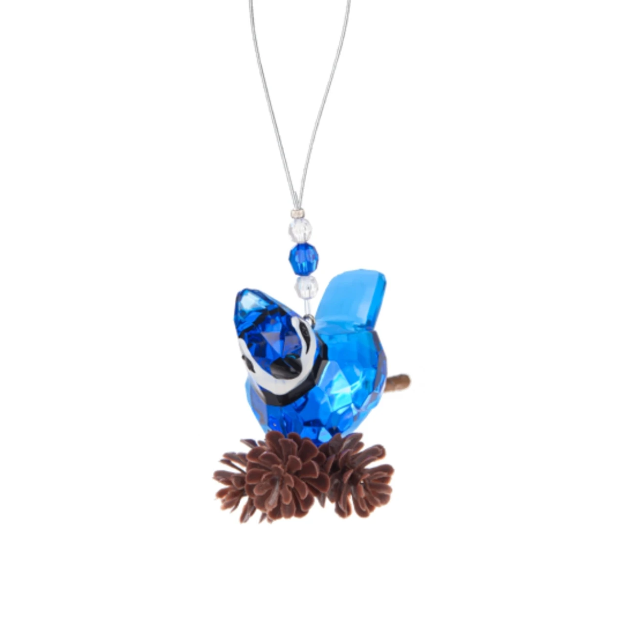 Winter Pinecone Blue Jay Ornament 4 Winter Pinecone Blue Jay Ornament - Image 4
