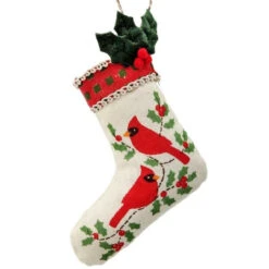 Cardinal Stocking Ornament