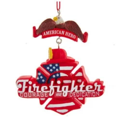 Kurt Adler American Hero Firefighter Ornament