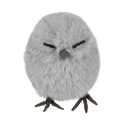 Grey Winter Owl Clip On Ornament