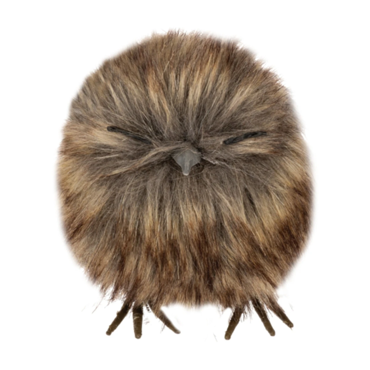 Brown Winter Owl Clip On Ornament 1 Brown Winter Owl Clip On Ornament