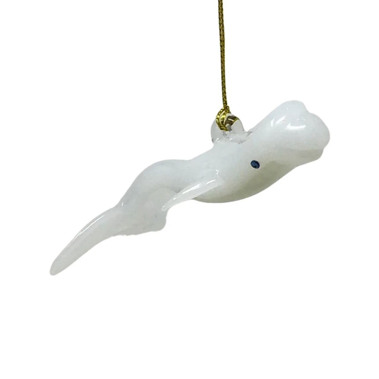 Egyptian Museum Glass Beluga Whale Ornament 4 Egyptian Museum Glass Beluga Whale Ornament - Image 4