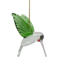 Green Hummingbird Glass Ornament -Christmas Loft Shop 040533B3 73171.1724157629