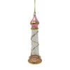Egyptian Museum Pink Lighthouse Glass Ornament