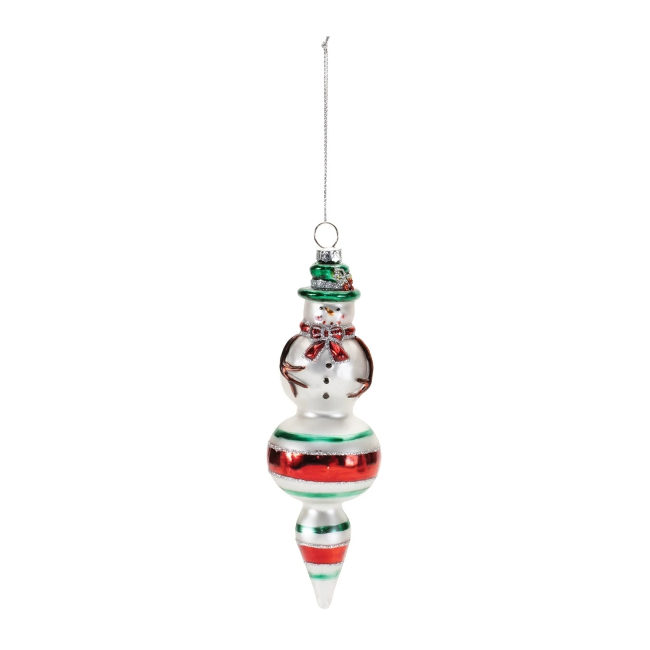 Festive Snowman Finial Ornament 3 Festive Snowman Finial Ornament - Image 3