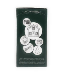 Lumineo 768 LED Warm White Cluster Light Set, Transparent White Wire 19.5 Ft -Christmas Loft Shop 070087 side 1 81472.1604017222