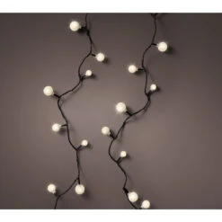 Lumineo 120 LED Warm White Cherry Lights, Black Wire, 29.5 Ft, Indoor/Outdoor 8 Lumineo 120 LED Warm White Cherry Lights, Black Wire, 29.5 Ft, Indoor/Outdoor -Christmas Loft Shop 071532 3 67054.1719847870